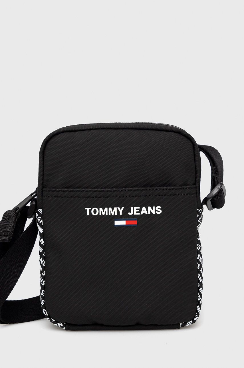 Tommy Jeans borseta culoarea negru answear.ro