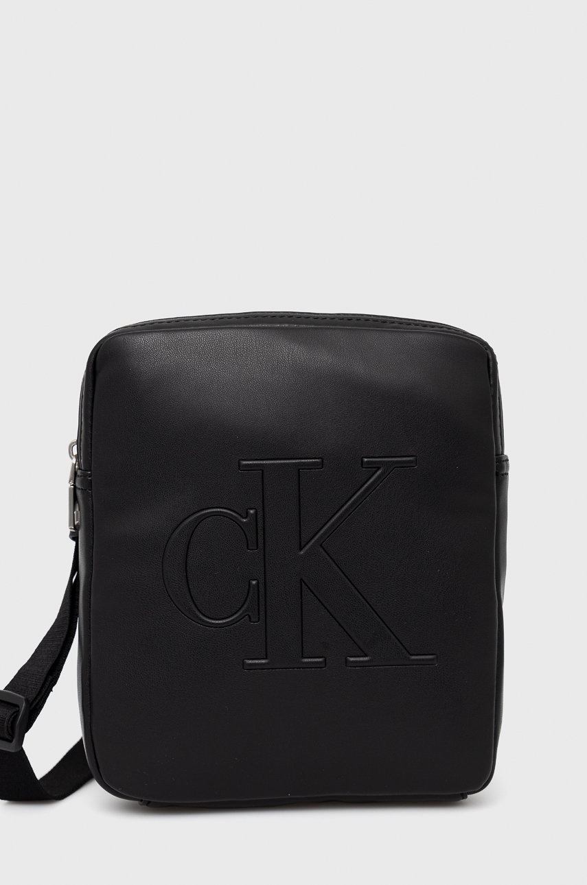 

Чанта през рамо Calvin Klein Jeans в черно, Черен