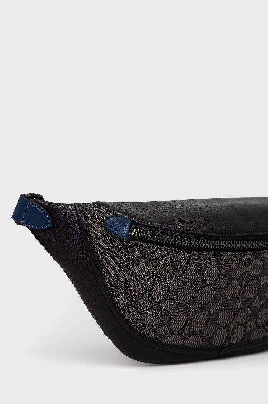 

Кожаная сумка на пояс Coach цвет чёрный