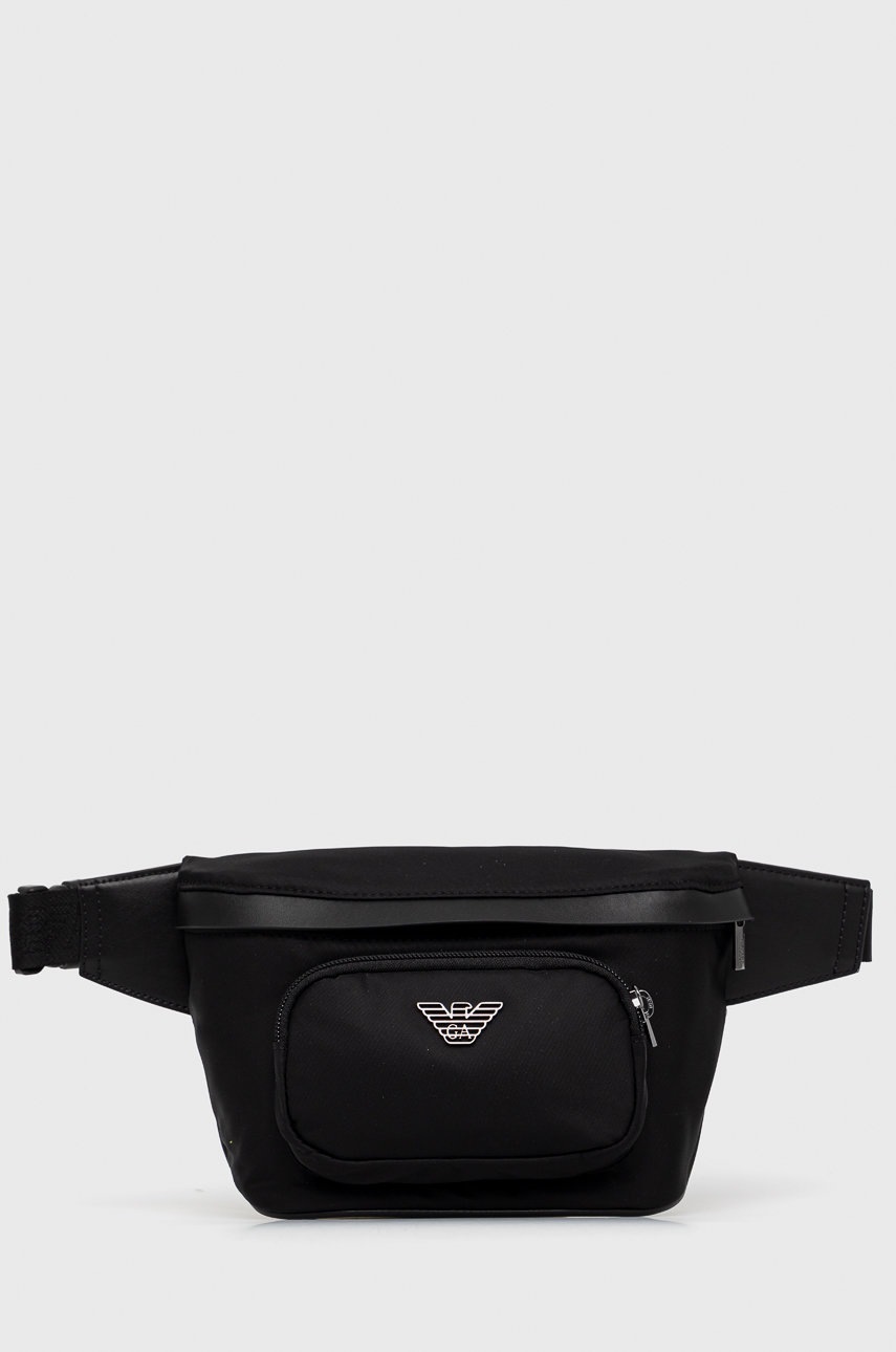 

Чанта за кръст Emporio Armani в черно, Черен