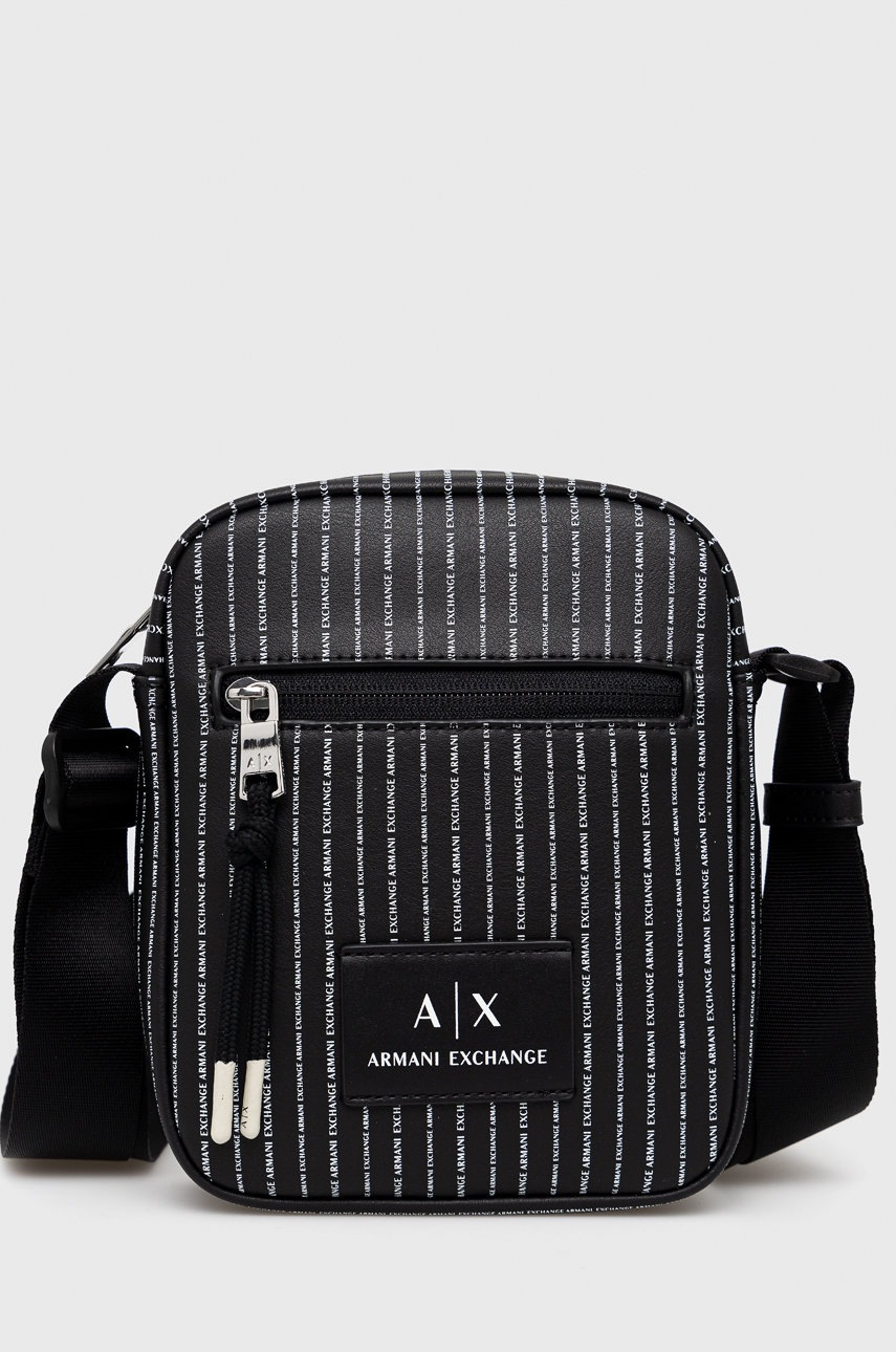 Armani Exchange borseta culoarea negru