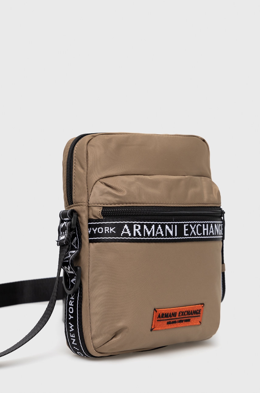 

Сумка Armani Exchange колір бежевий