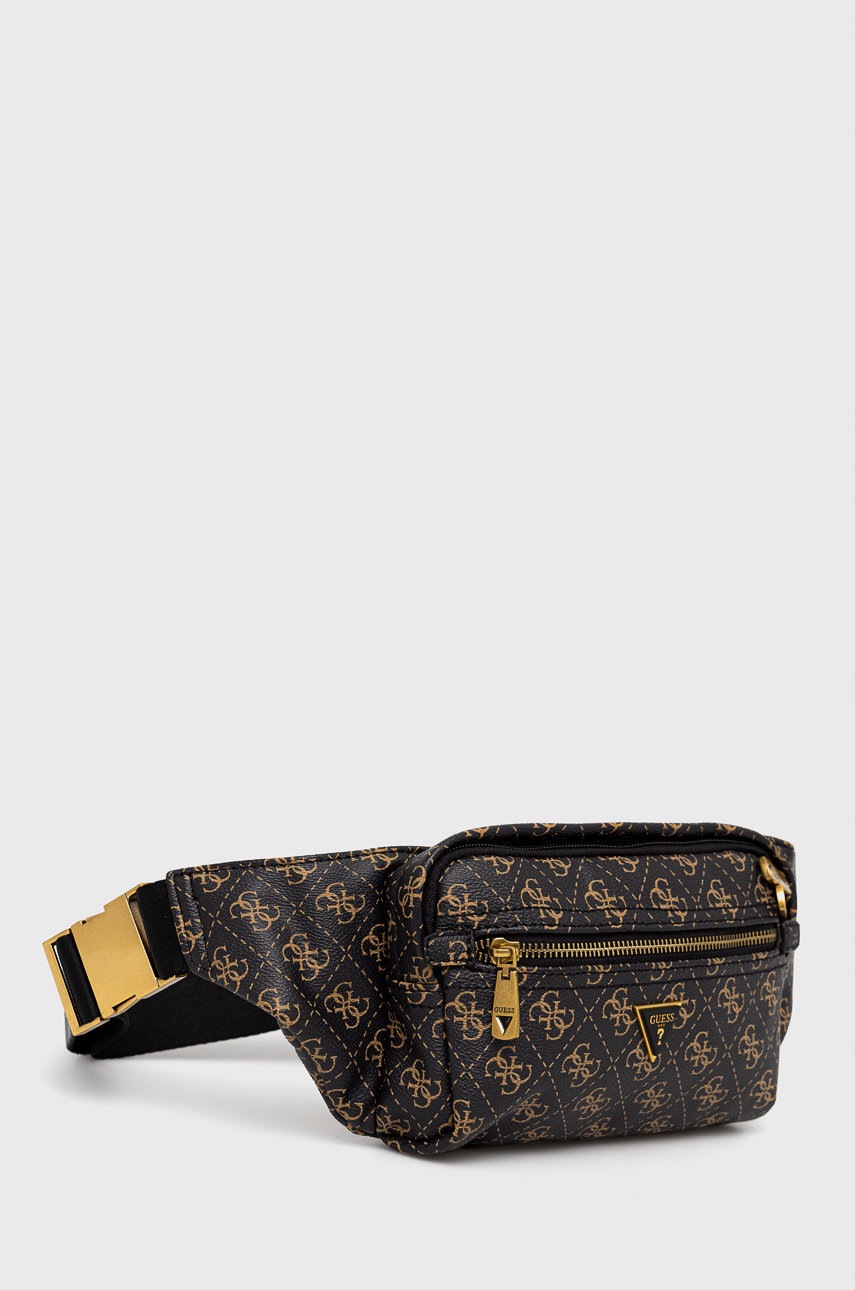 

Сумка на пояс Guess колір коричневий