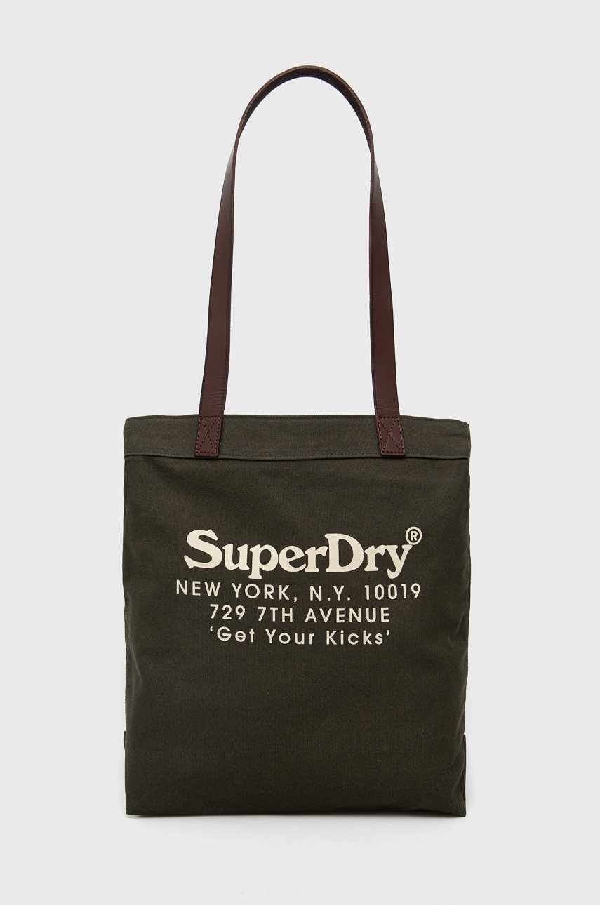 

Чанта Superdry в зелено, Зелен