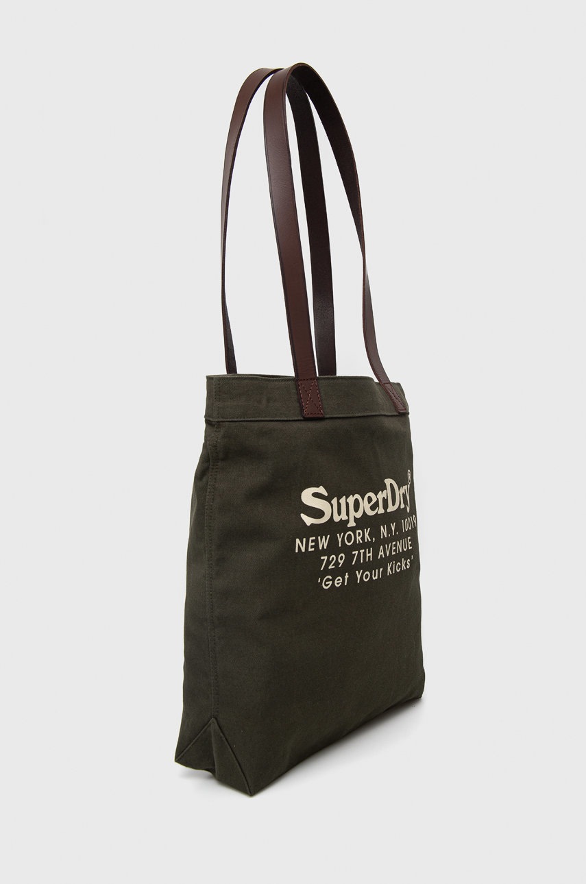 

Сумка Superdry цвет зелёный