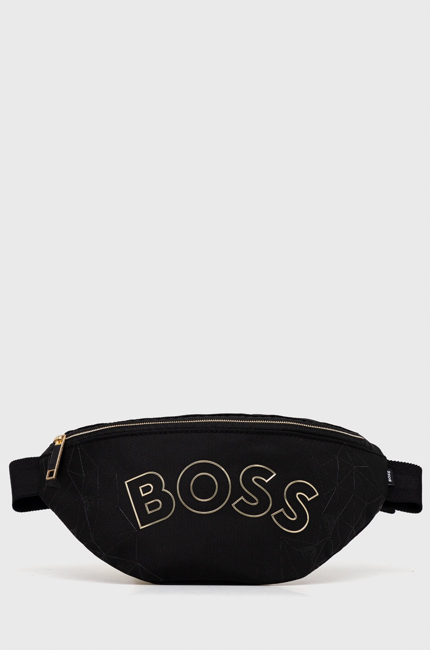 

Чанта за кръст BOSS в черно, Черен