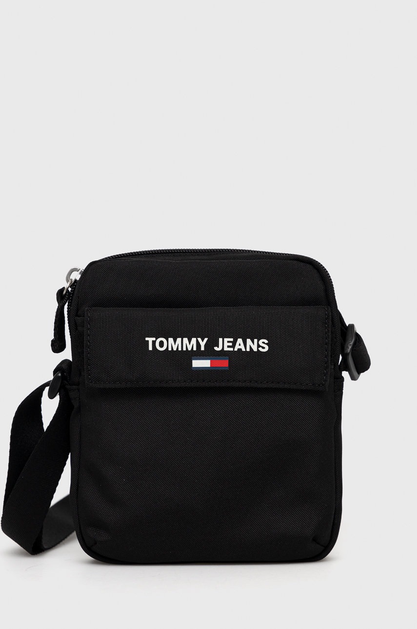 

Чанта през рамо Tommy Jeans в черно, Черен
