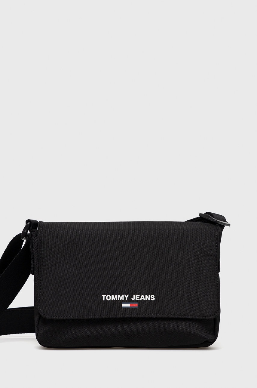 

Чанта през рамо Tommy Jeans в черно, Черен