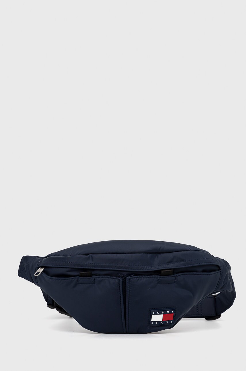 Tommy jeans borseta barbati, culoarea albastru marin