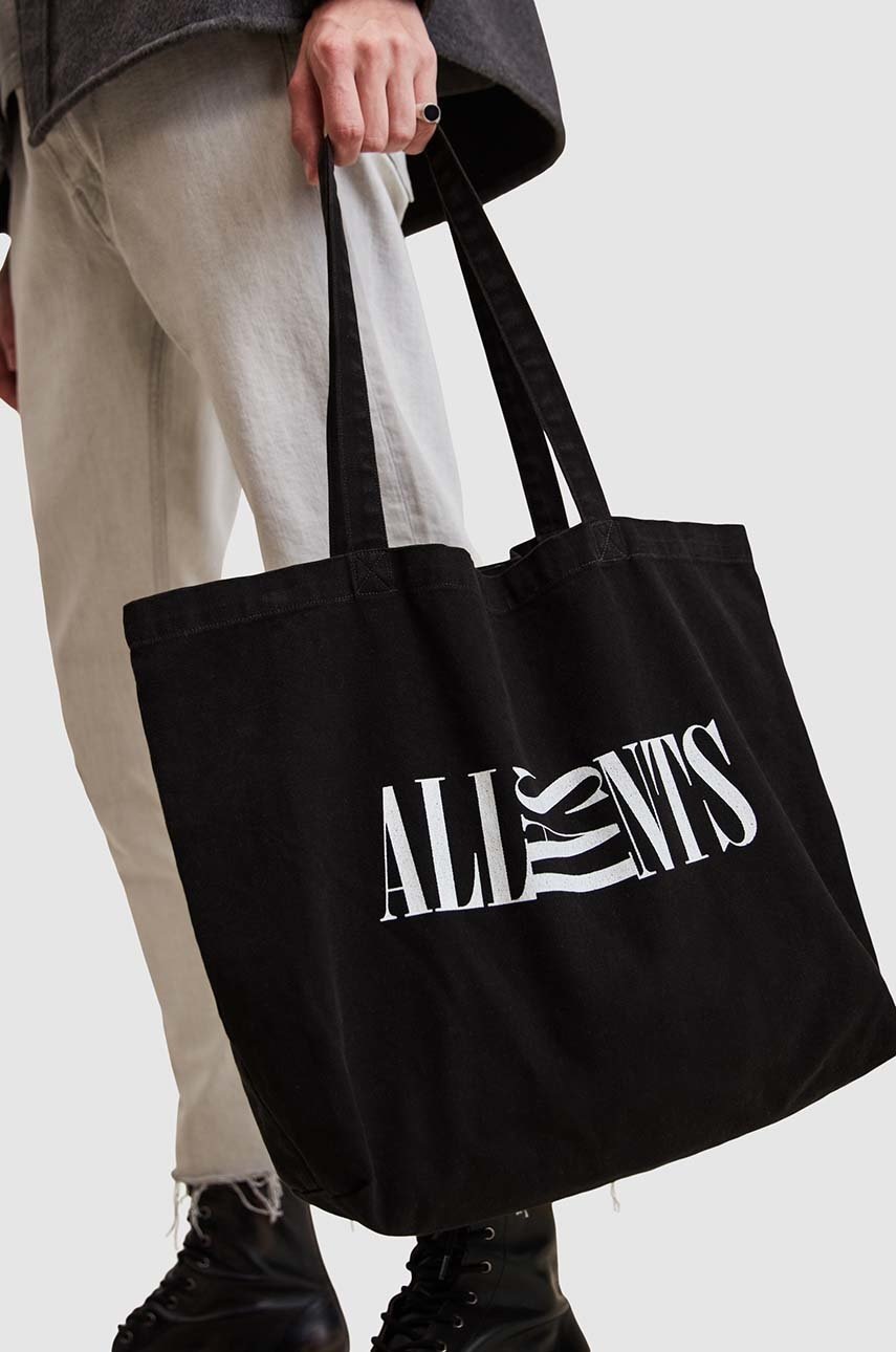 

Сумка AllSaints колір чорний