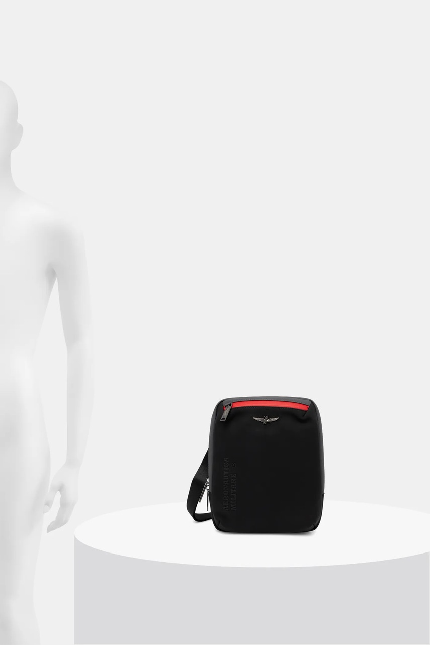 Σακίδιο Aeronautica Militare χρώμα: μαύρο AM482 φωτογραφία