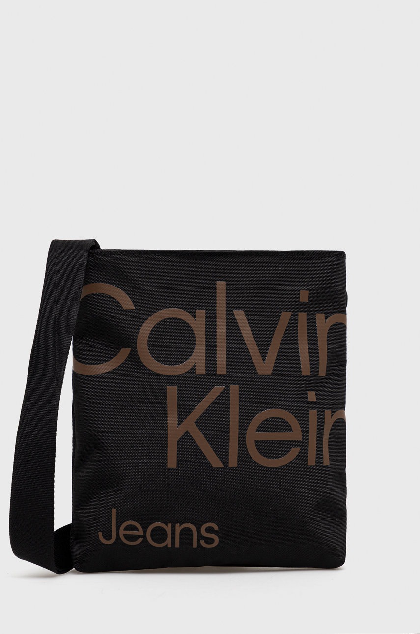 

Чанта през рамо Calvin Klein Jeans в черно, Черен