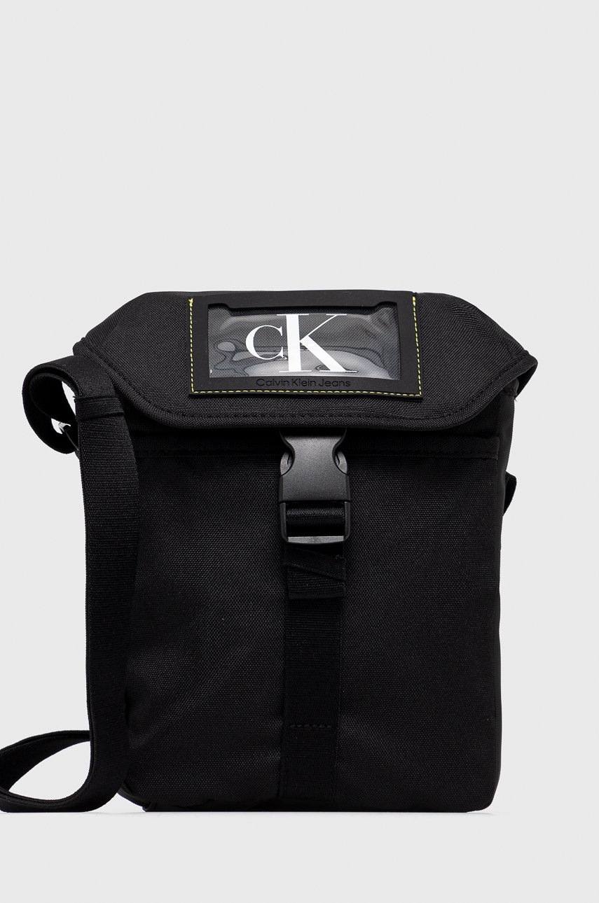 

Чанта през рамо Calvin Klein Jeans в черно, Черен