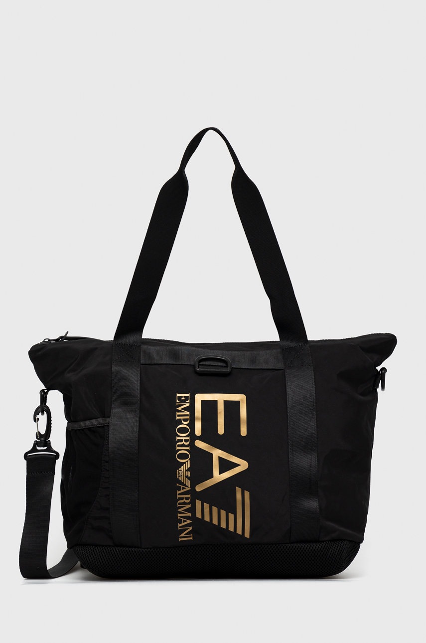 

Чанта EA7 Emporio Armani в черно, Черен