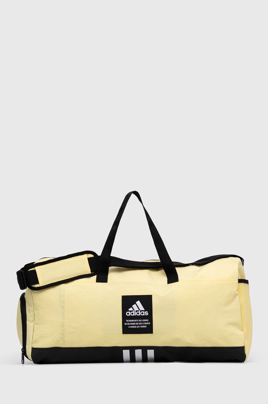 Adidas Performance torba sportowa kolor żółty