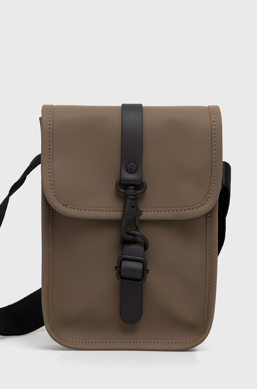 Rains borseta 13090 flight bag culoarea maro