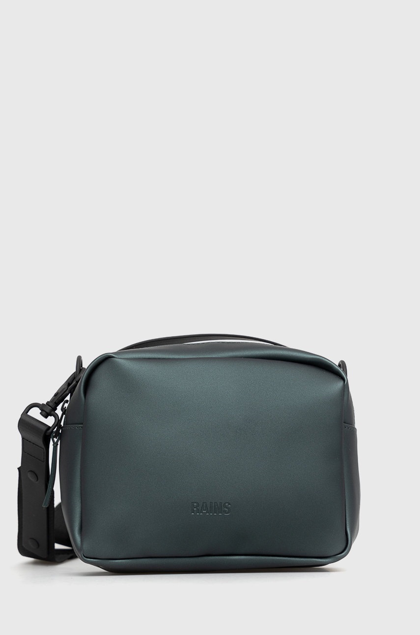 

Чанта през рамо Rains 13420 Box Bag в зелено, Зелен