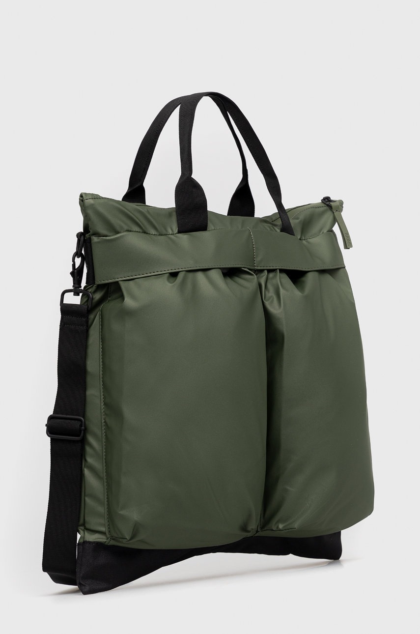 

Сумка Rains 13880 Helmet Bag цвет зелёный