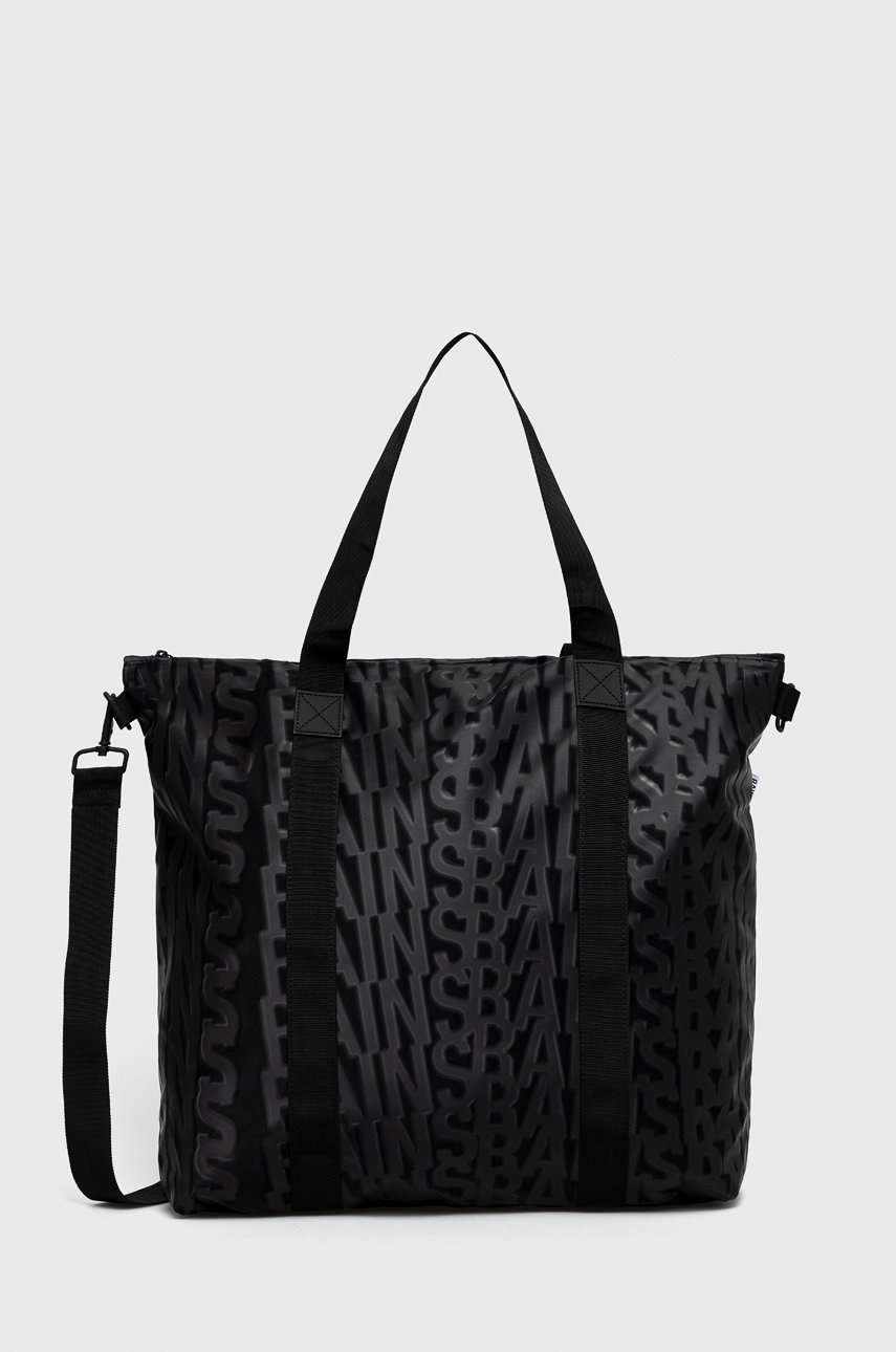 

Чанта Rains 13890 Tote Bag в черно, Черен