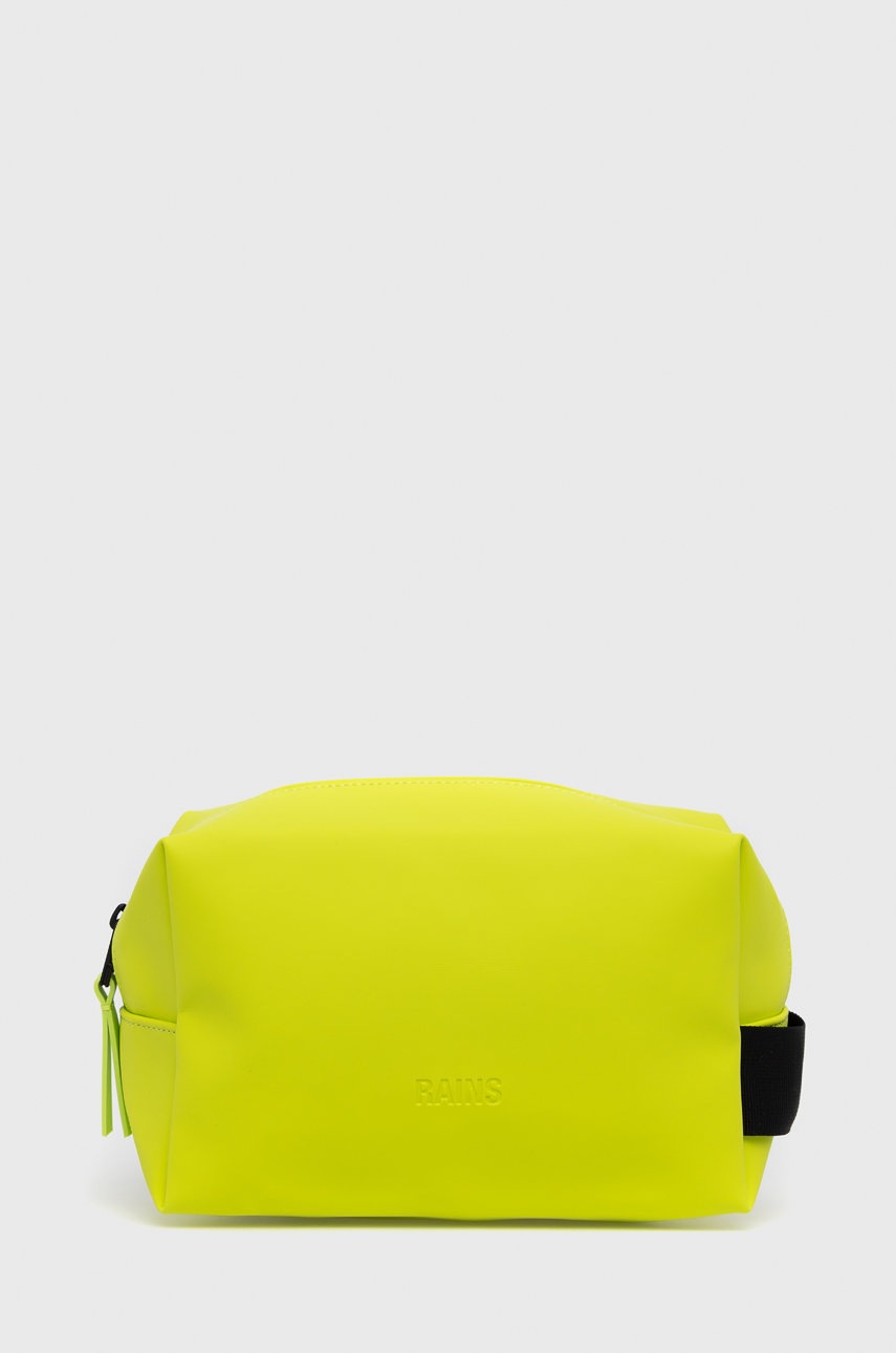 

Козметична чанта Rains 15580 Wash Bag Small в зелено, Зелен