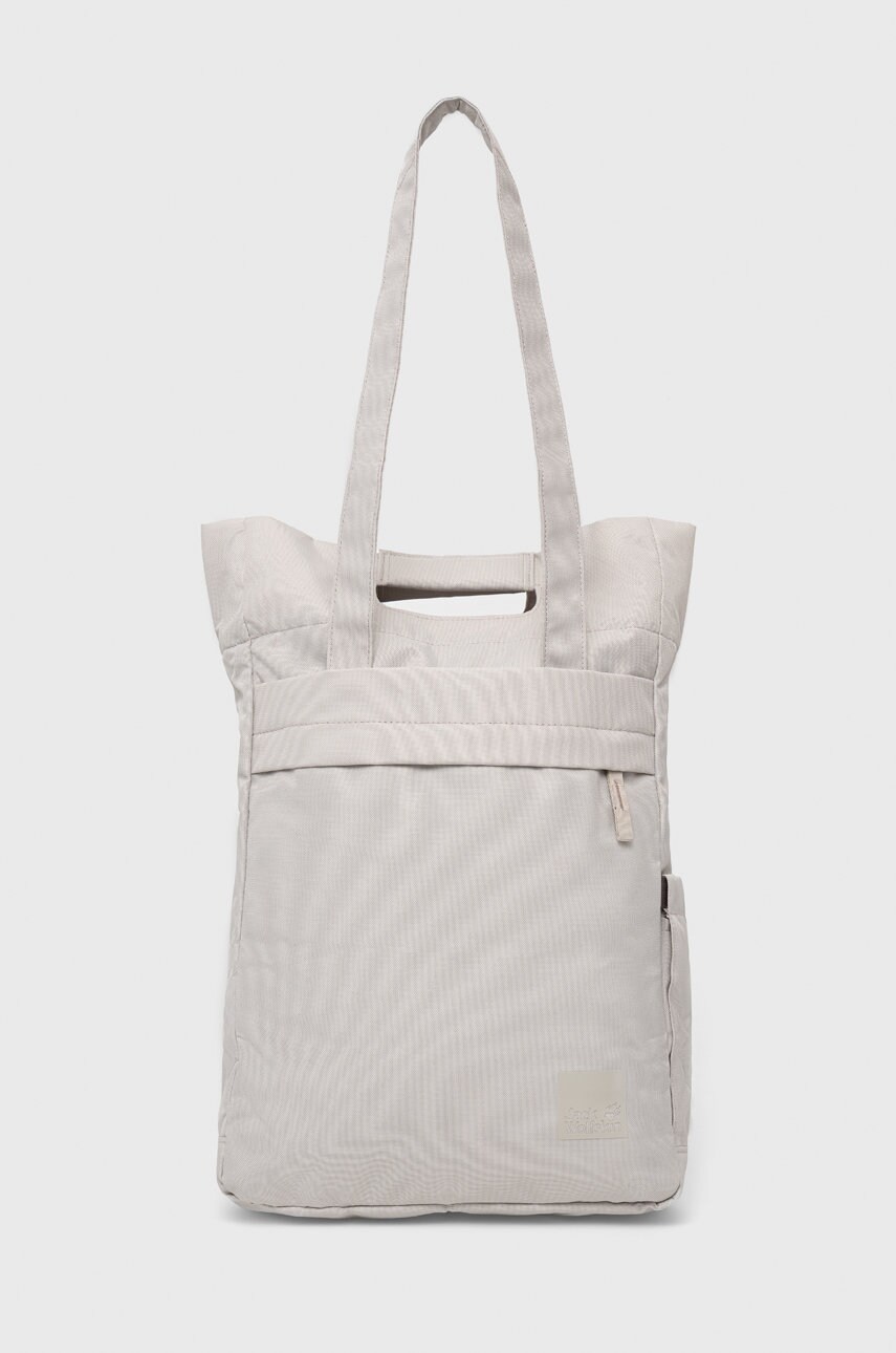 Jack Wolfskin rucsac culoarea gri, mare, neted