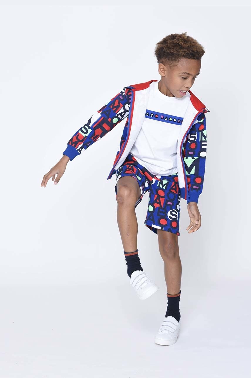 Marc jacobs tricou de bumbac pentru copii culoarea alb, cu imprimeu