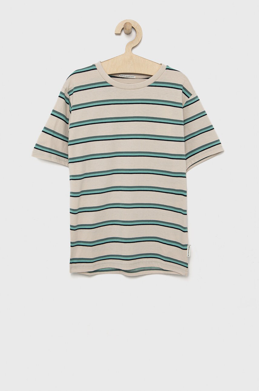 Tom Tailor tricou de bumbac pentru copii culoarea turcoaz, modelator
