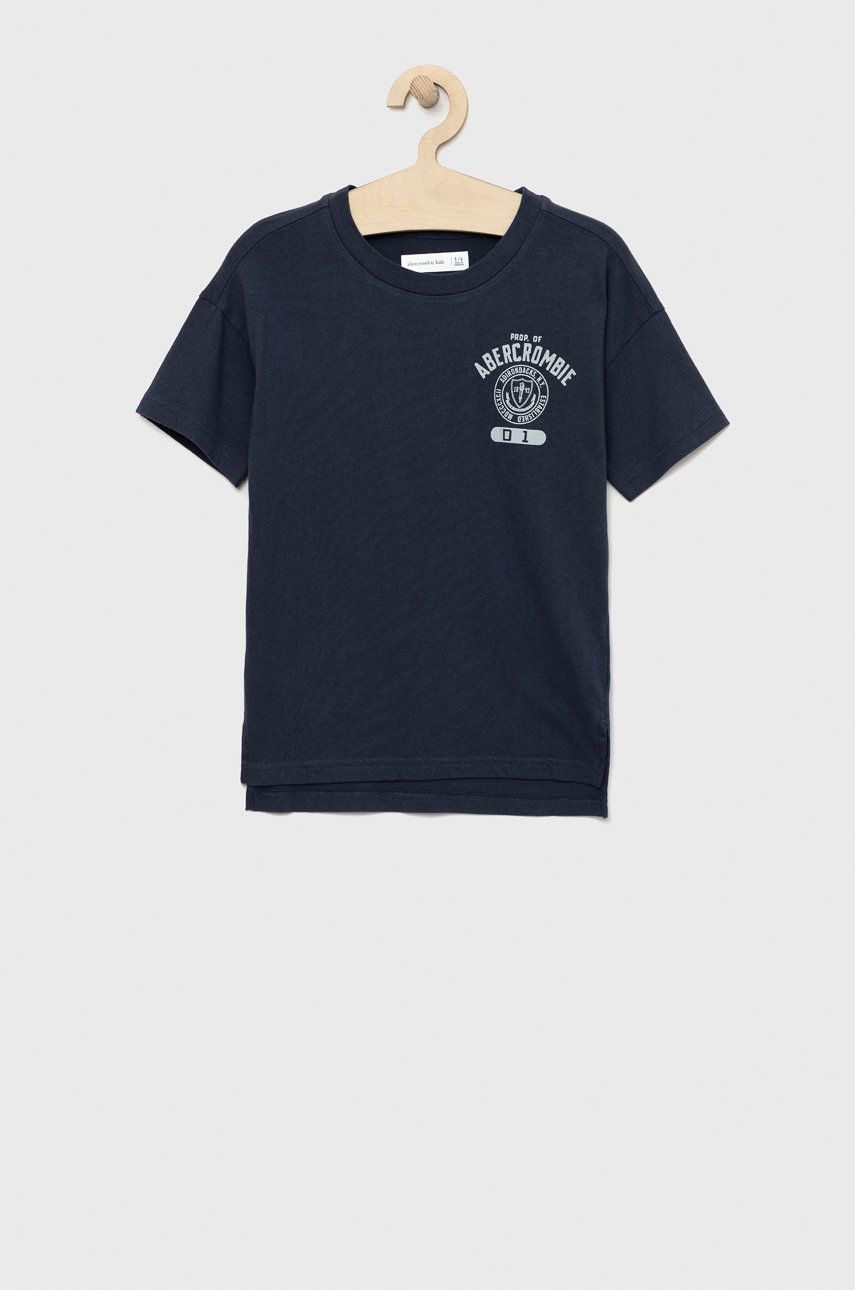Abercrombie & Fitch t-shirt bawełniany dziecięcy z nadrukiem