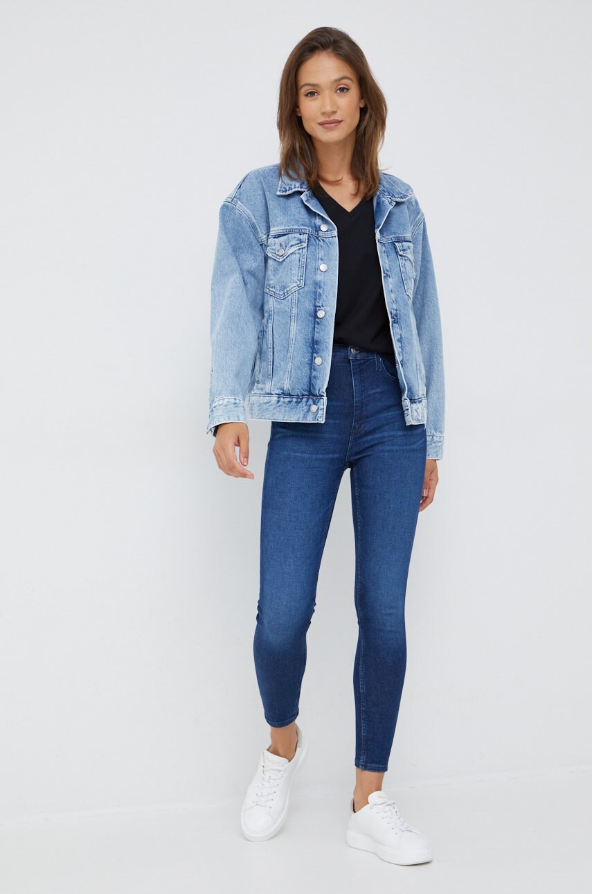 

Хлопковая футболка Vero Moda цвет чёрный