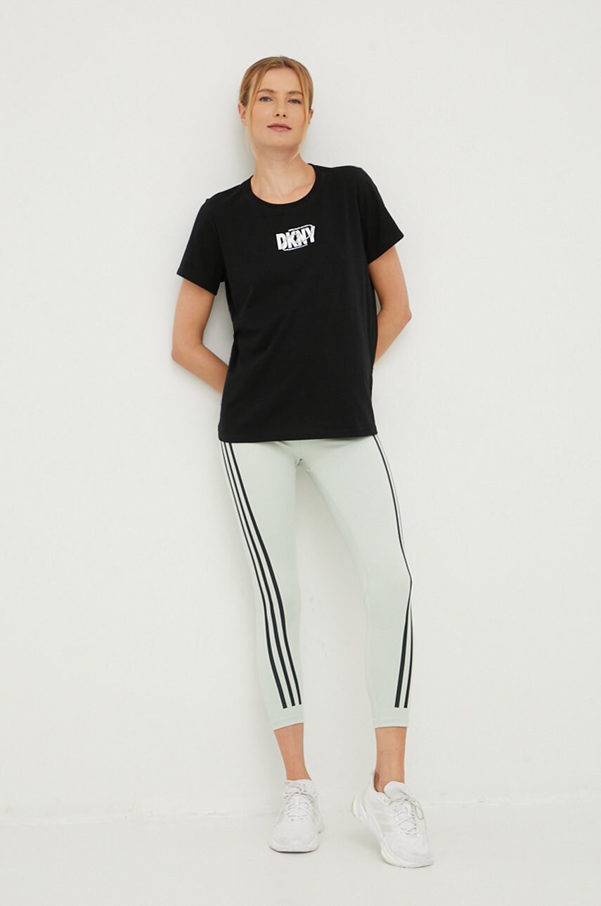 

Бавовняна футболка Dkny колір чорний