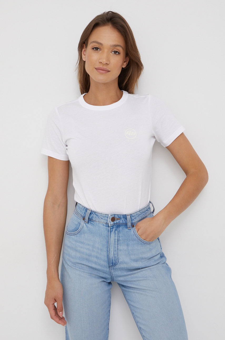

Памучна тениска G-Star Raw в бяло, Бял