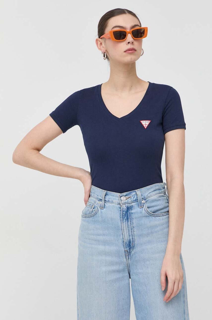 

Футболка Guess жіночий колір синій