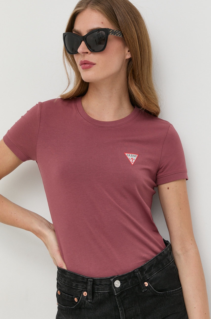 

Футболка Guess жіночий колір червоний