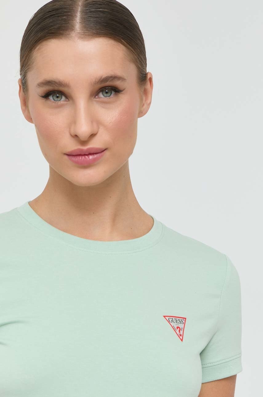 

Футболка Guess женский цвет зелёный