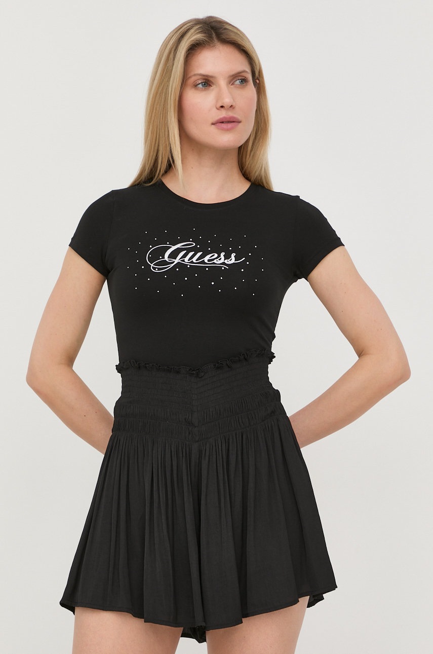 

Футболка Guess женский цвет чёрный
