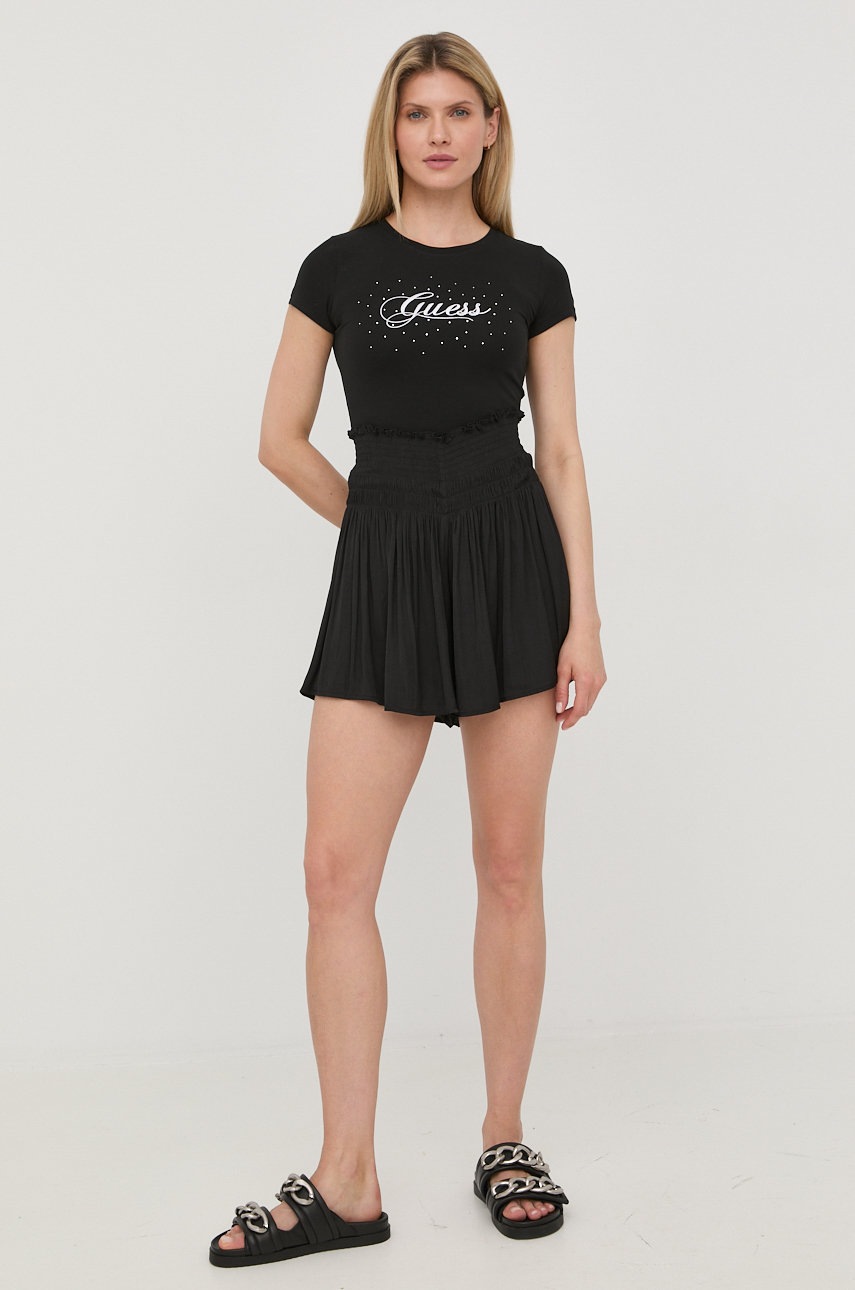 

Футболка Guess женский цвет чёрный