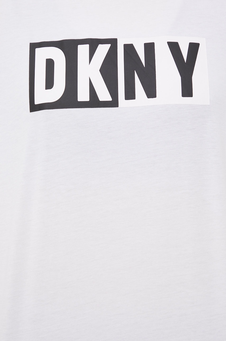 Μπλουζάκι DKNY χρώμα: άσπρο φωτογραφία