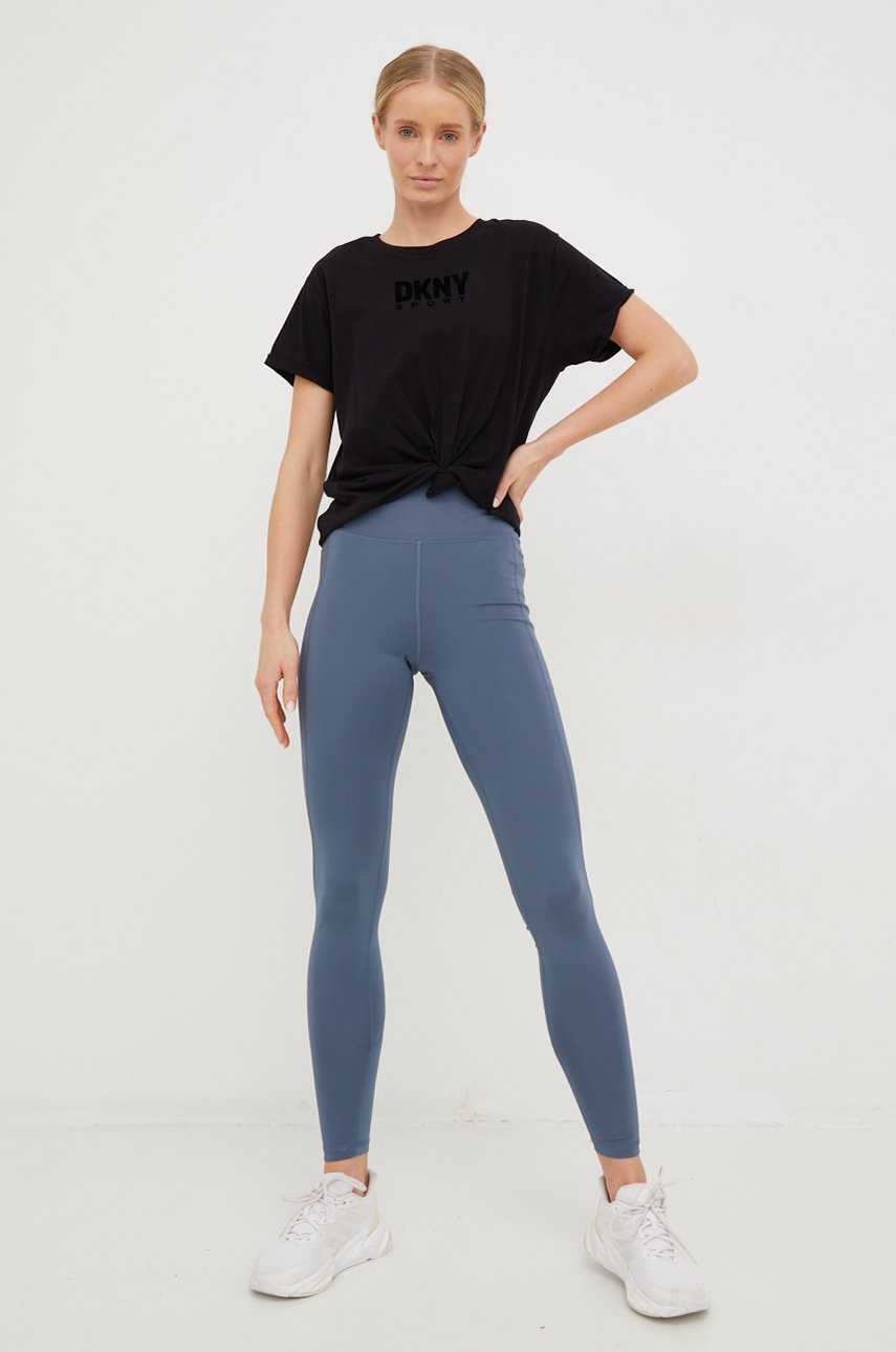 

Бавовняна футболка Dkny колір чорний