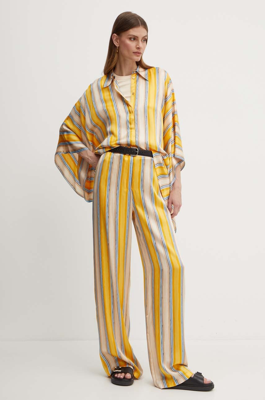 Μπλουζάκι BOSS χρώμα: πορτοκαλί φωτογραφία