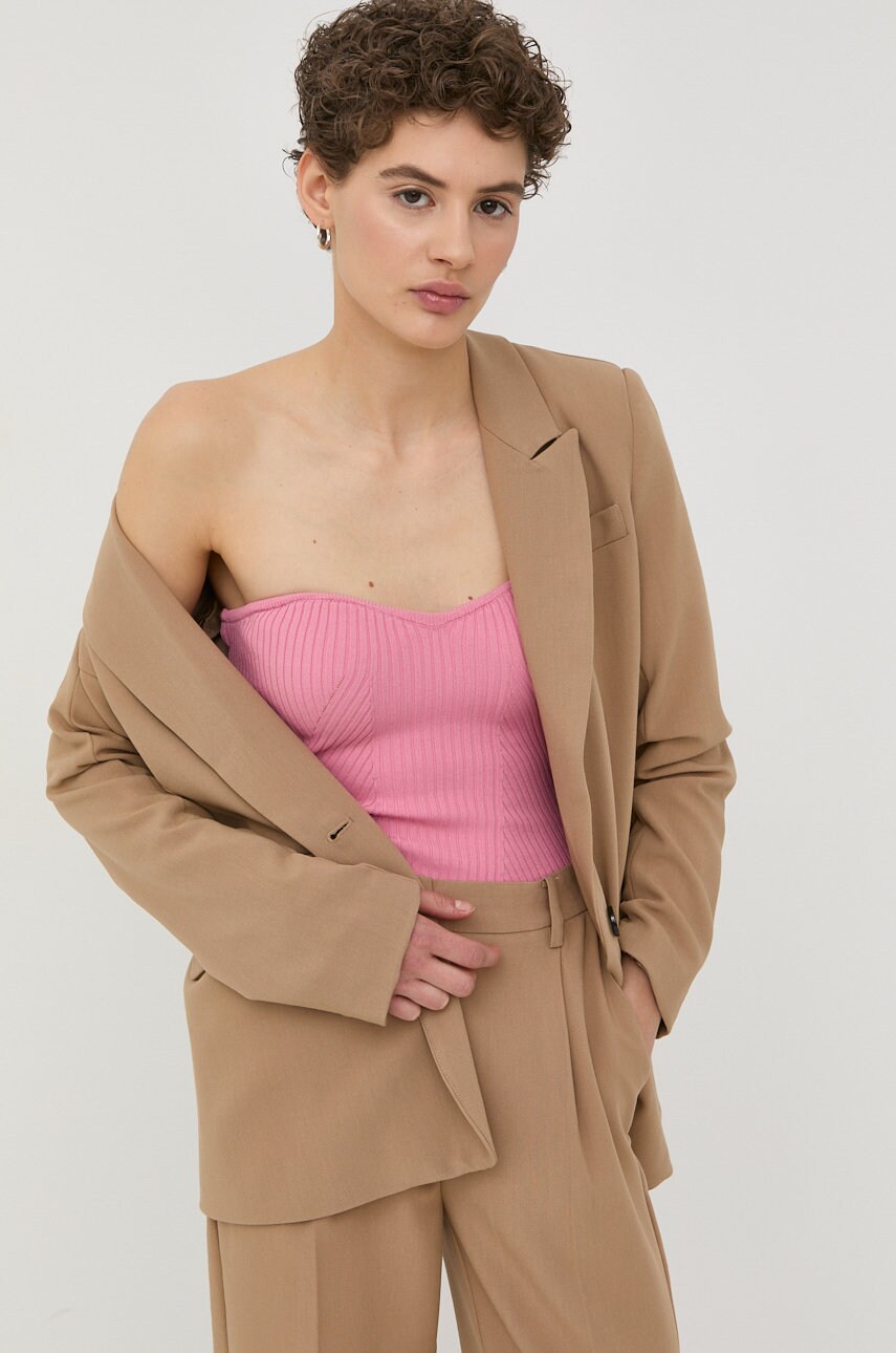Gestuz top femei, culoarea roz