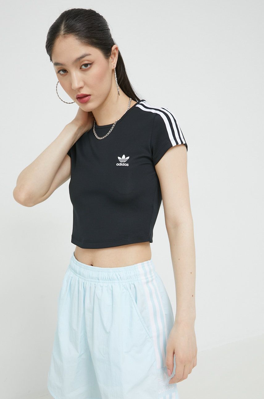 Adidas Originals Tricou Femei, Culoarea Negru Hm4710-black