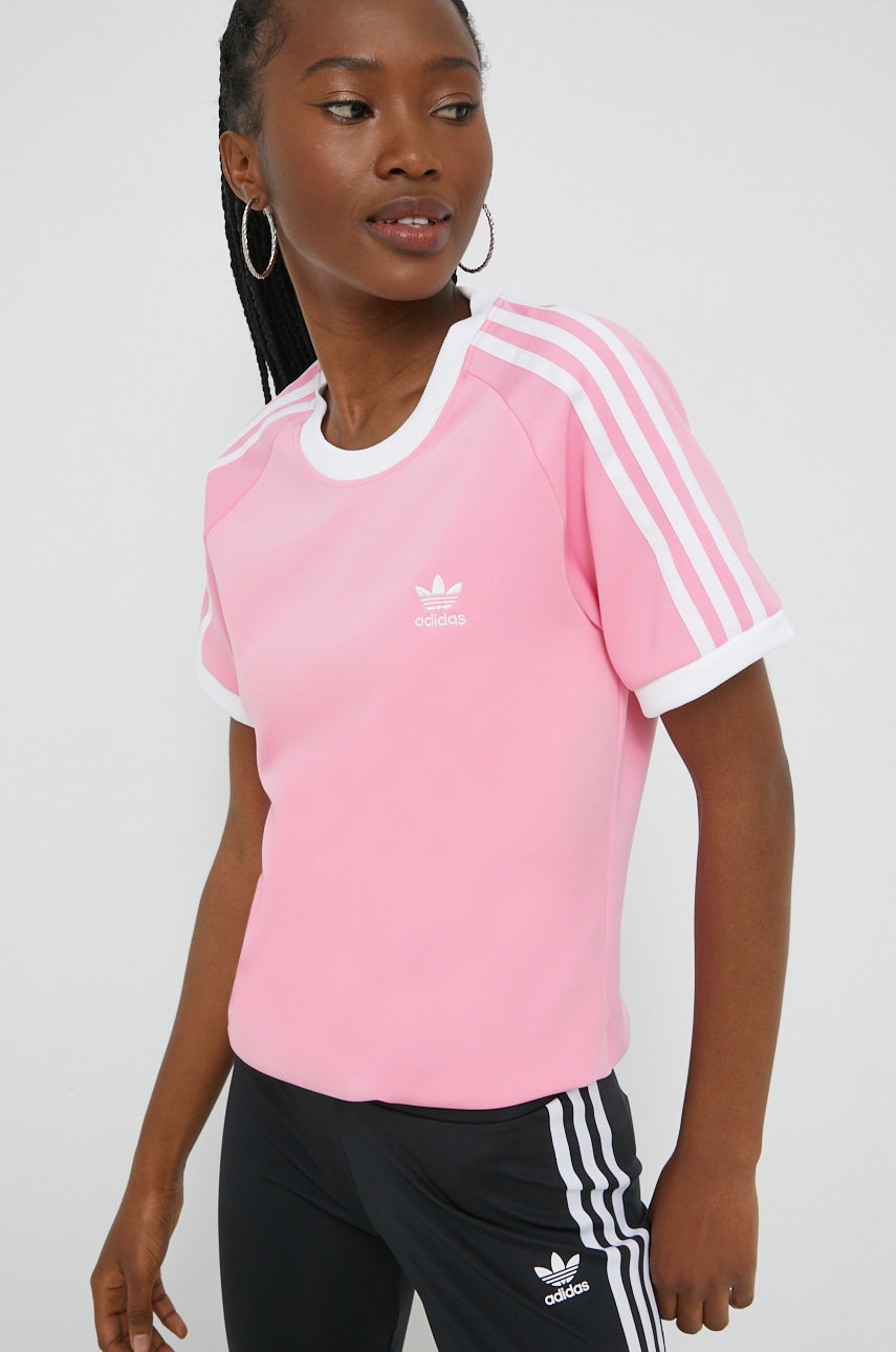 

Футболка adidas Originals женский цвет розовый