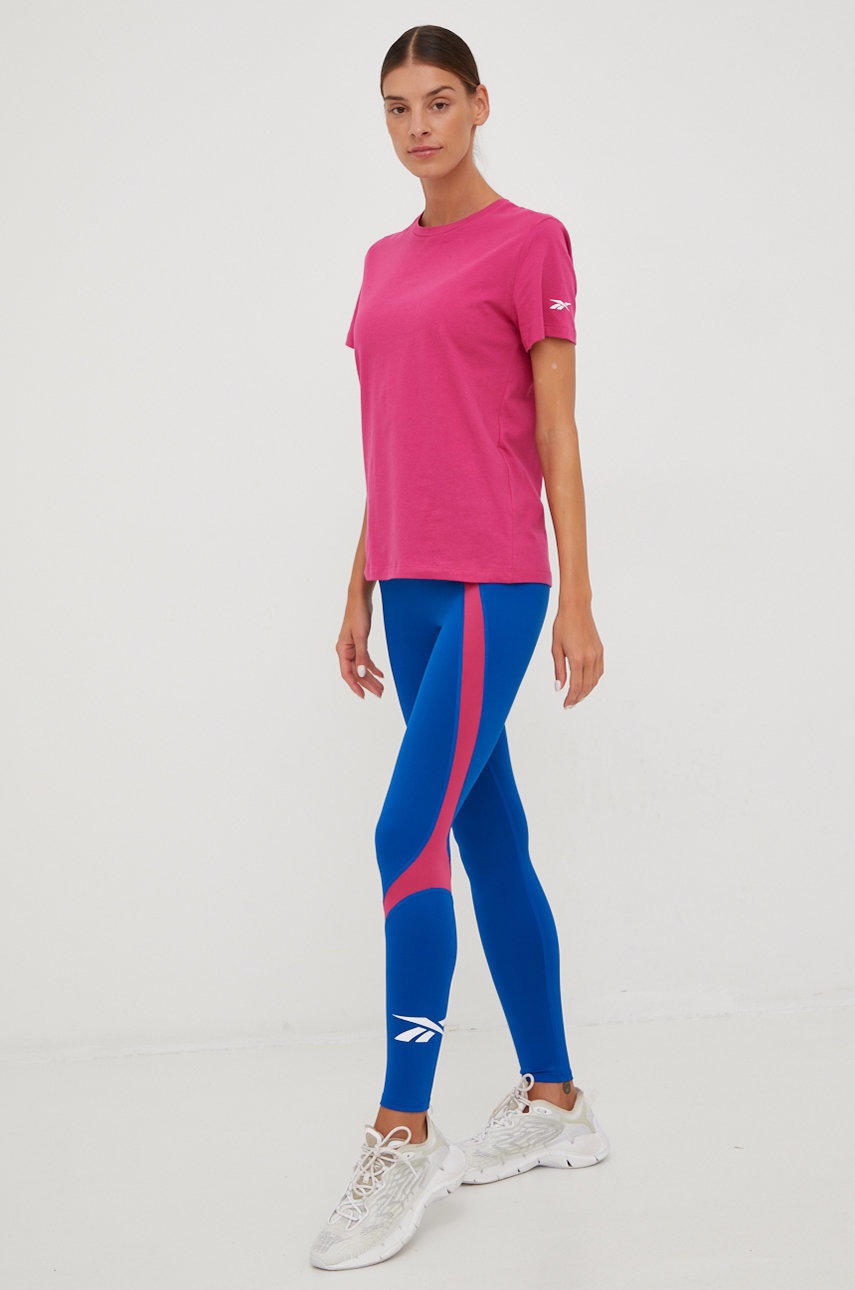 

Футболка Reebok Workout Ready женская цвет розовый