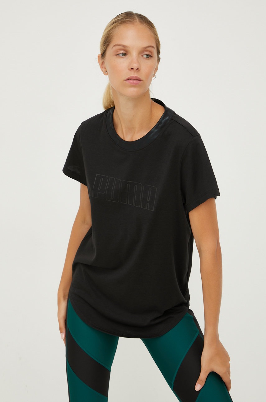 

Тениска за трениране Puma Safari Glam в черно, Черен