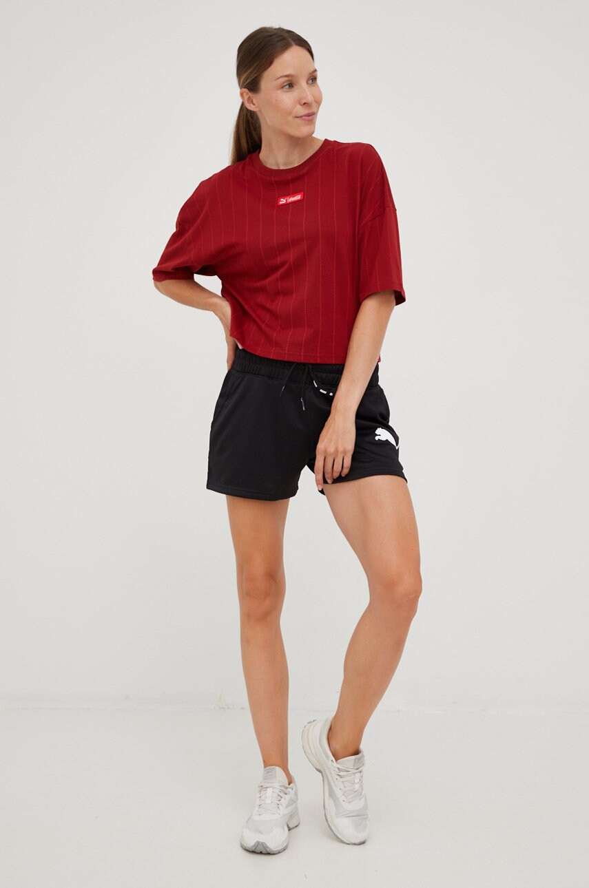

Хлопковая футболка Puma Puma X Coca Cola цвет красный
