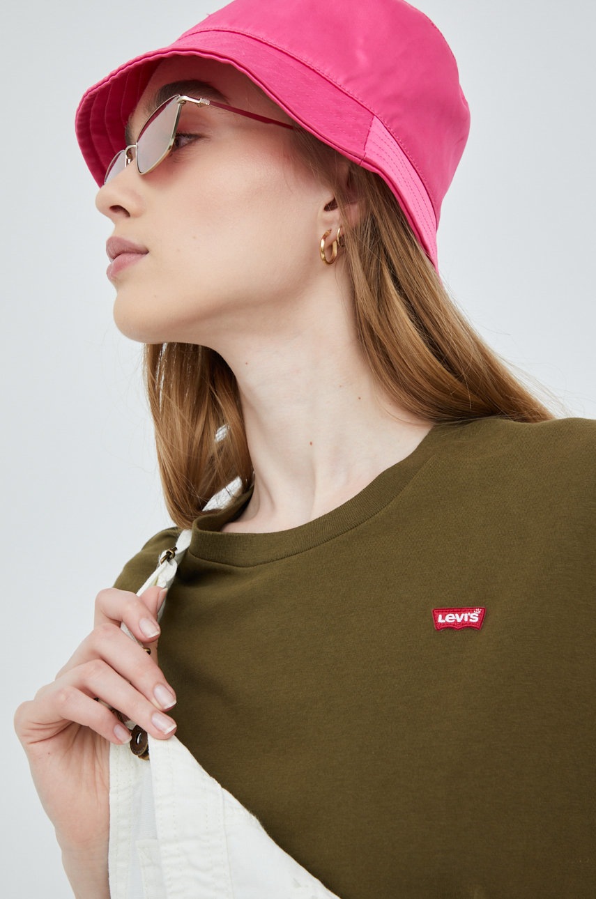 

Памучна тениска Levi's в зелено, Зелен