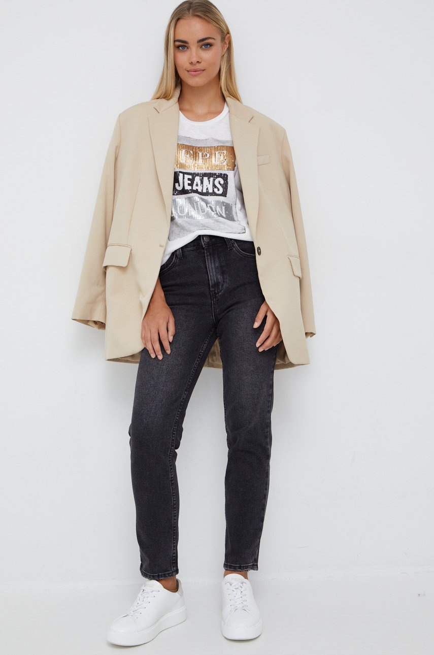 

Футболка Pepe Jeans женская цвет белый