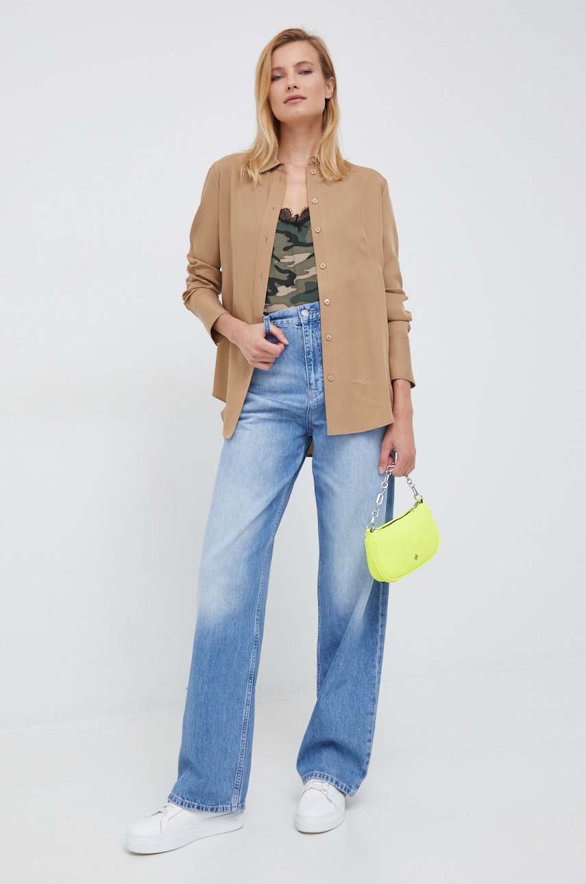 

Блузка Pepe Jeans цвет зелёный