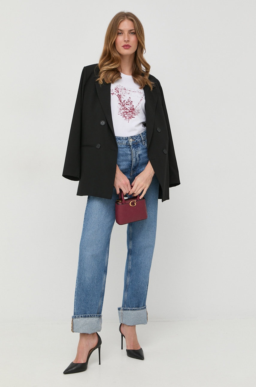 

Футболка Guess жіночий колір білий