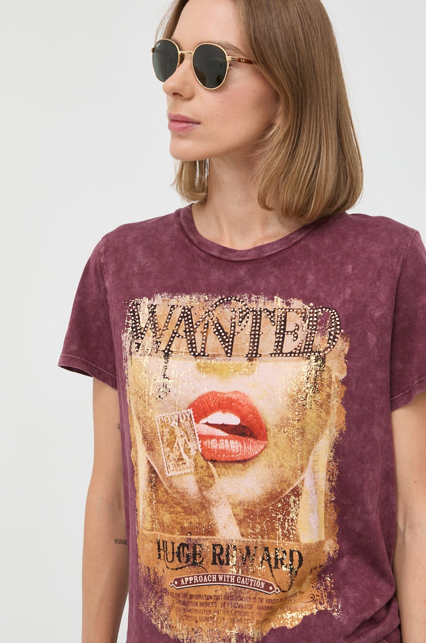 

Тениска Guess в бордо